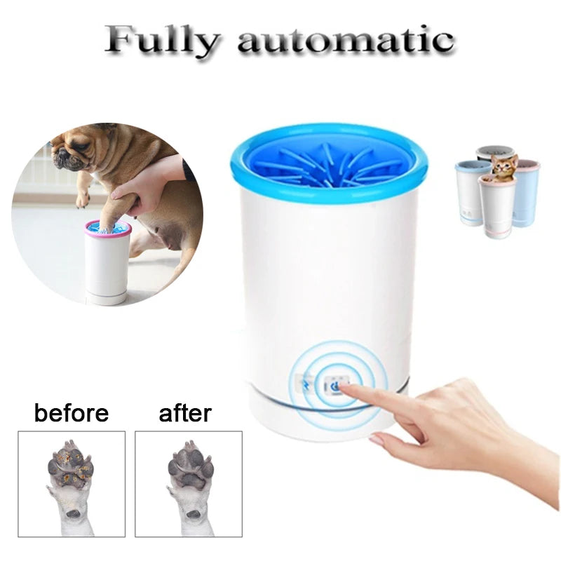 Automatic Dog Paw Cleaner Cup