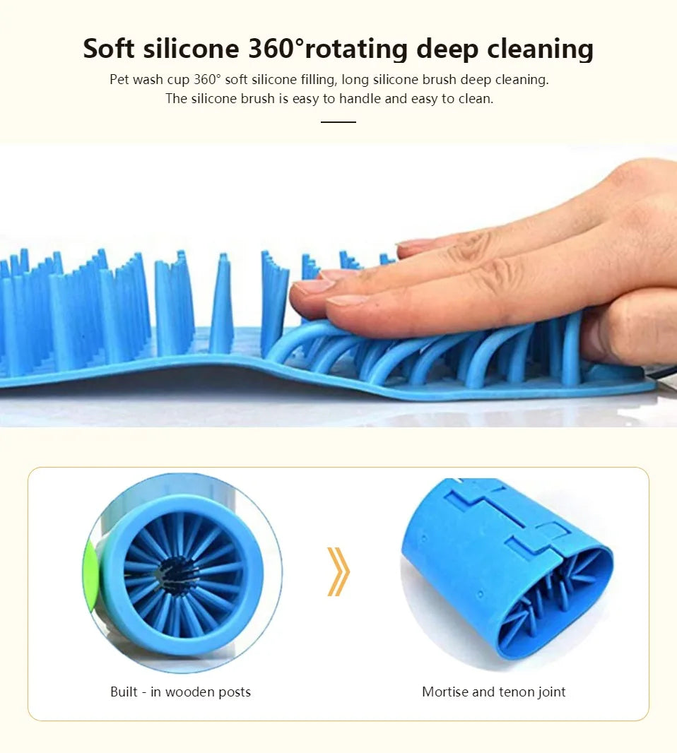 Automatic Dog Paw Cleaner Cup