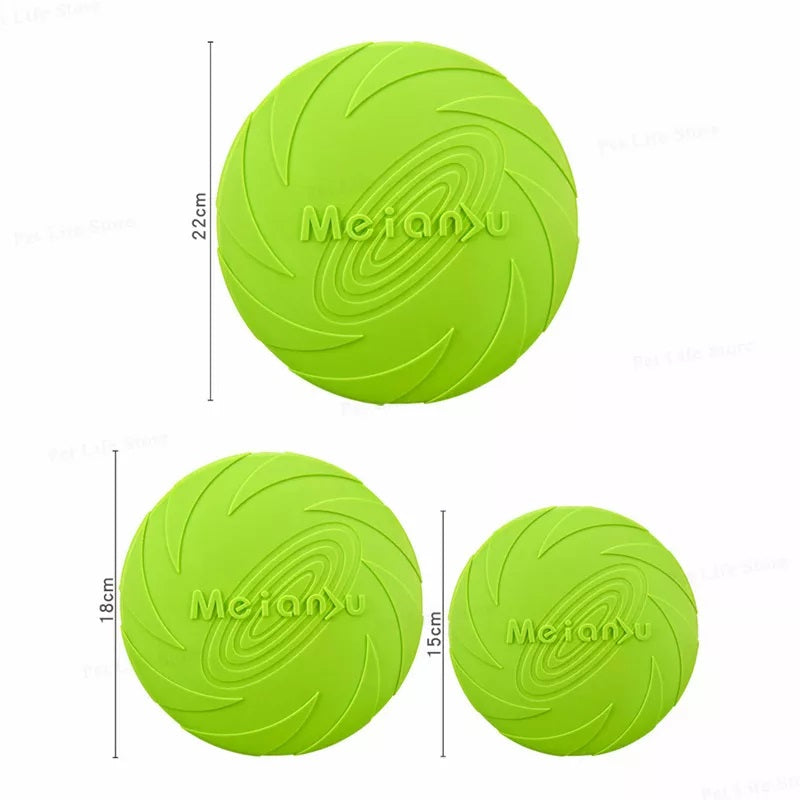 Interactive Silicone Frisbee Dog Train Toy