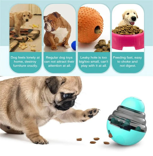 Interactive Dog Feeder Tumbler Toy