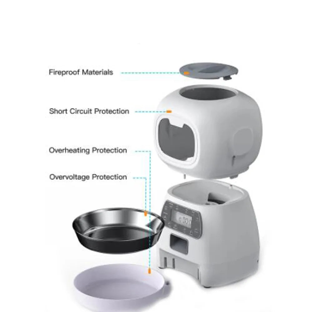 Smart Automatic Pet Food Dispenser 3.5L