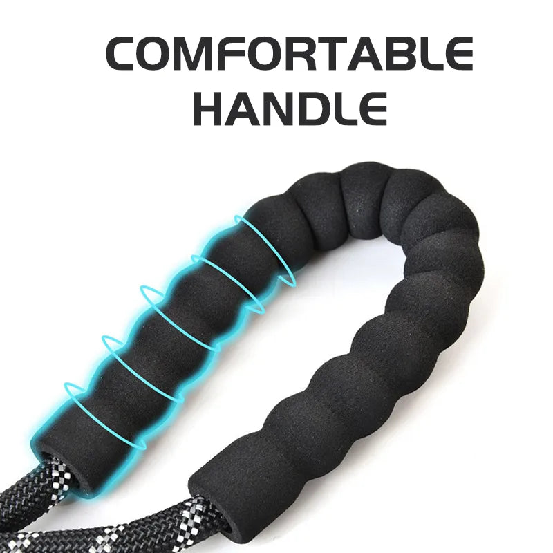 Reflective Dog Leash With Cozy Padded Handle