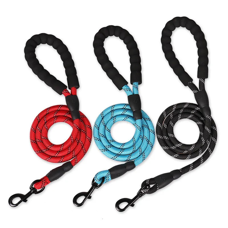 Reflective Dog Leash With Cozy Padded Handle