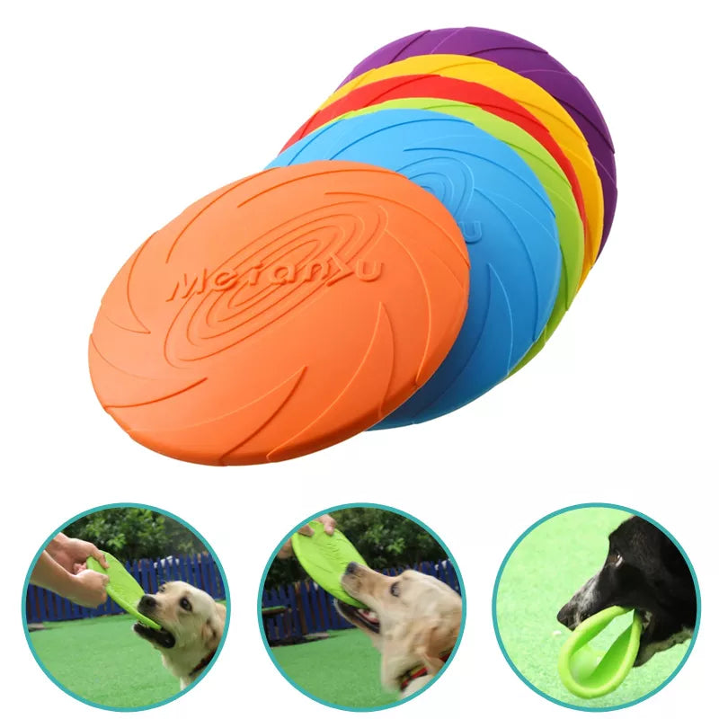 Interactive Silicone Frisbee Dog Train Toy Success