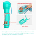 Load image into Gallery viewer, 3 In 1 Portable Dog Water Bottle Food Feeder Poop Dispenser
