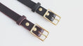 Load and play video in Gallery viewer, Genuine Durable Leather Dog Collar Leash Set
